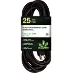 Gogreen Power 16/3 25' Gg-13725bk Heavy Duty Extension Cord Black