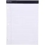 Mintra Office Basic Legal Pads 6pk, 8.5in x 11in, Narrow Ruled, White