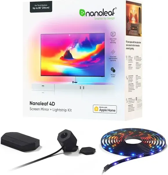 Nanoleaf 4D Screen Mirror Lightstrip Kit for 65" TVs