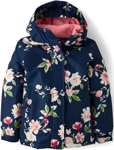 Girls Print 3 in 1 Jacket - Blue