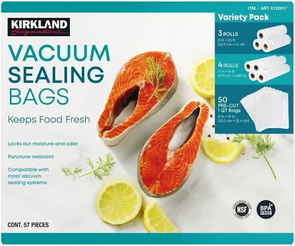 Kirkland Signature Vacuum Sealing Bags Assortment Pack