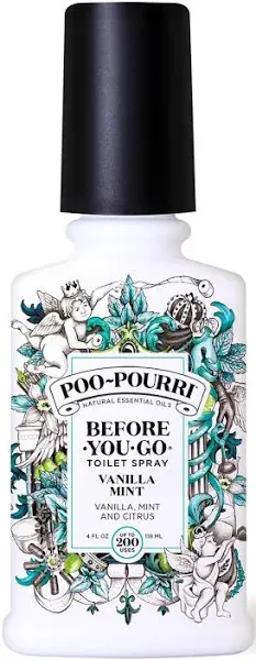 Poo-Pourri Before-You-go Toilet Spray, Vanilla Mint 10 ml, (Pack of 1)