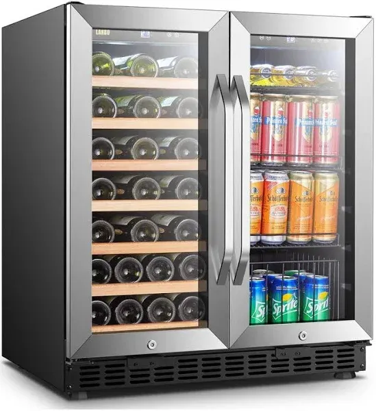 Lanbo 30 inch Wine and Beverage Cooler LW3370B