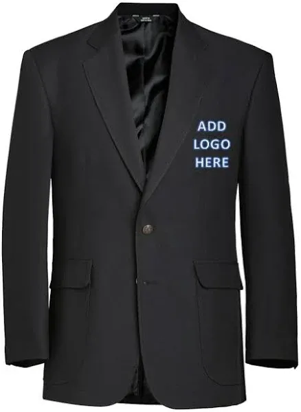 Edwards Men's 3500 Single-Breasted Polyester Blazer with Pockets