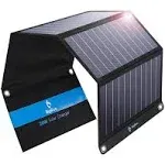 Bigblue 3 USB Ports 28W Solar Charger, 5V Foldable Waterproof Outdoor