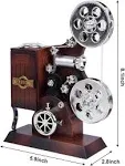 Movie Projector Music Box,Mini Antique Vintage Craft Music Box Plays Tune for...