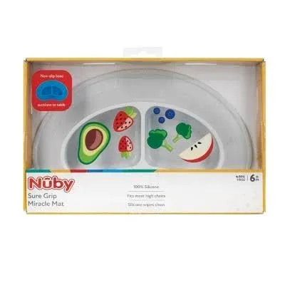 Nuby Sure Grip Miracle Mat 2-Section Plate