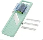 Art of The Diet New Mandoline Slicer New Benriner Japanese Mandoline Slicer Green Made in Japan by VV Brother's Store