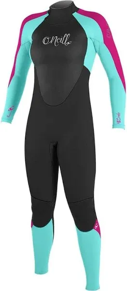 O'Neill Youth Epic 4/3mm Back Zip Full Wetsuit, Size: 8, Blue