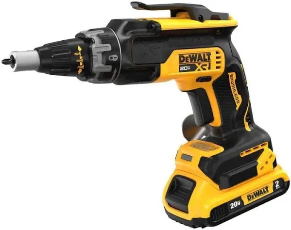 DeWalt DCF630D2 MAX* XR 20V Cordless Brushless Drywall Screwgun Kit