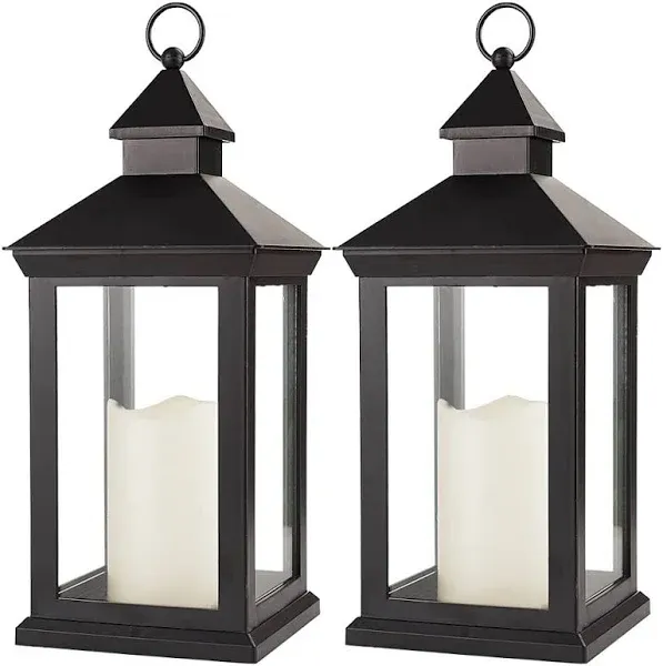 2-Pack 14" Decorative Candle Lantern