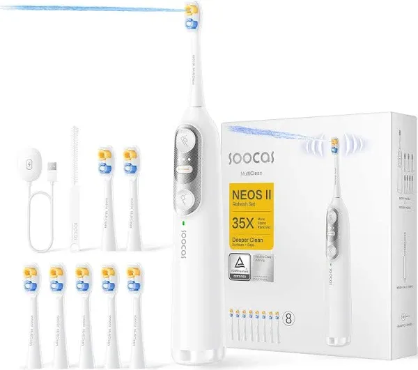 Soocas NEOS II Refresh Set Electric Toothbrush with Water Flosser