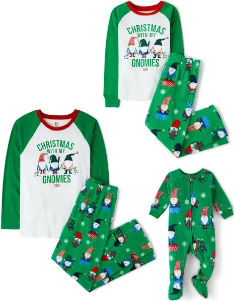 The Children's Place Unisex Baby Family Matching Christmas Gnomies