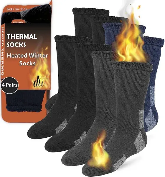 Debra Weitzner Thermal Socks for Men Women Thick Winter Boot Socks