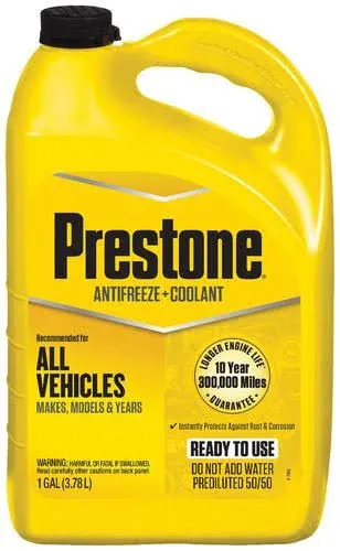 Prestone 50/50 Antifreeze Coolant