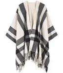 Breezy Lane Women's Shawl Wraps Warm Poncho Ruana Wrap Cardigan