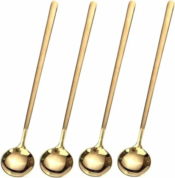 Shein 4 Pcs 6.7 Inches Coffee Spoons