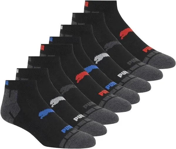 PUMA 8 Pack Low Cut Running Socks