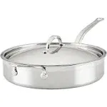 Hestan ProBond Non-Stick Stainless Steel Saute Pan Size: 5 Quarts