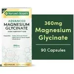 Nature's Bounty Advanced Magnesium Glycinate 90 Count