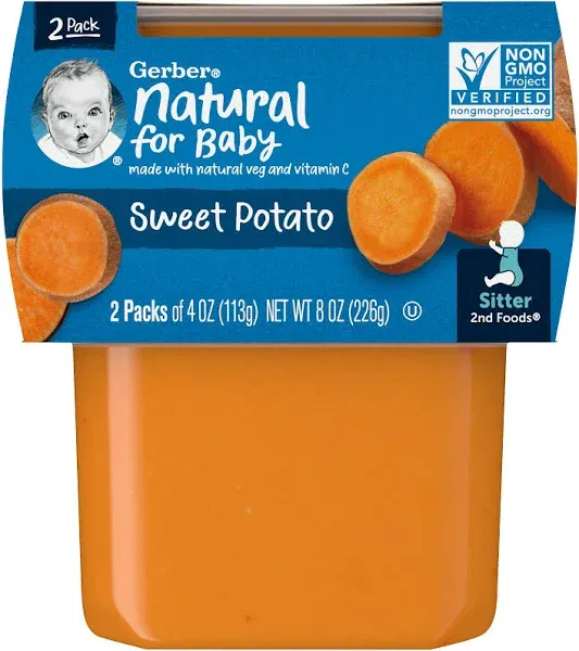 Gerber 2Nd Foods Sweet Potato Baby Food (8 oz)