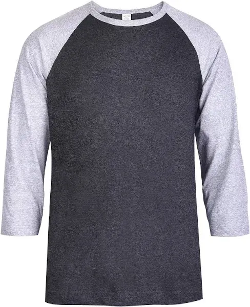 Top Pro Men's 3/4 Sleeve Casual Raglan Jersey Baseball Tee Shirt