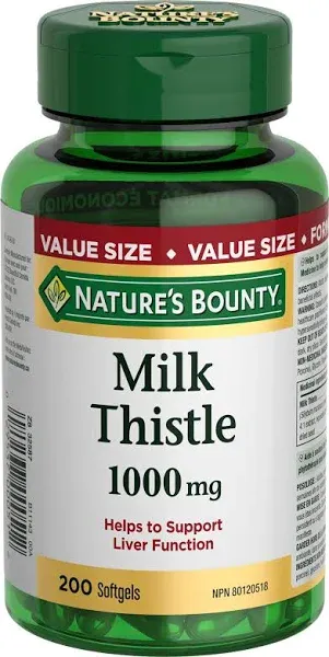 Nature's Bounty Milk Thistle Value Size (60 g)