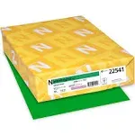 Astrobrights Color Paper, 24 lb, 8.5 x 11, Gamma Green, 500