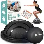 Lifepro Half Balance Ball Trainer – Stability Ball for Full Body Workout, Exercise & Physical Therapy - Grey