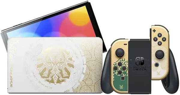 BRAND NEW &amp; LIMITED EDITION Nintendo Switch OLED (Legend of Zelda TOTK Gold)