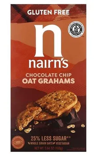 Nairns, Gluten Free Chocolate Chip & Oatmeal Cookies, 5.64 Oz