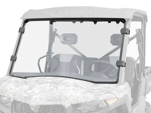 CFMoto UForce 600 - Half Windshield w/Scratch Resistant Option