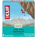 Clif Bar Cool Mint Chocolate Energy Bars