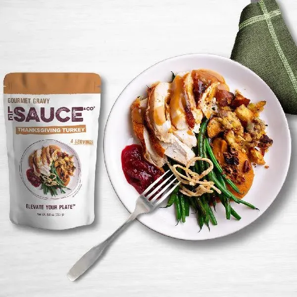 Le Sauce & Co. 2-Serving Thanksgiving Turkey Gourmet Gravy