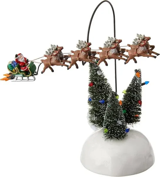 Department 56 Animated Flaming Sleigh Collectible Figurine