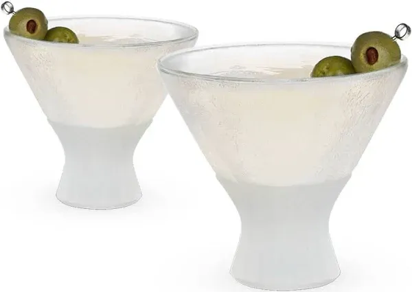 HOST Glass Freeze Martini Glass Set of Two