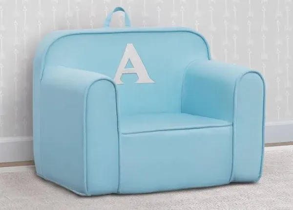 Personalized Monogram Light Blue Cozee Chair