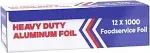 Ox Plastics Aluminum Foil Wrap for Food | Heavy Duty Aluminum Foil | BBQ Silver Foil Rolls for Grilling, Roasting, Baking | Perfect for Commercial &