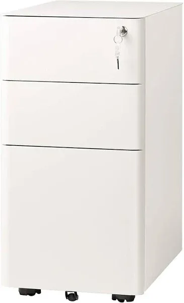 Devaise 3-Drawer Slim Vertical File Cabinet