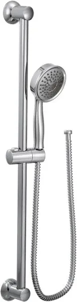 Moen Eco-Performanc<wbr/>e Chrome Handheld Showerhead with 69-Inch-Long Hose Featuring