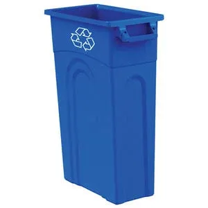 United Solutions TI0033 Highboy Recycling Container, 23 Gallon, 1-Pack, Blue