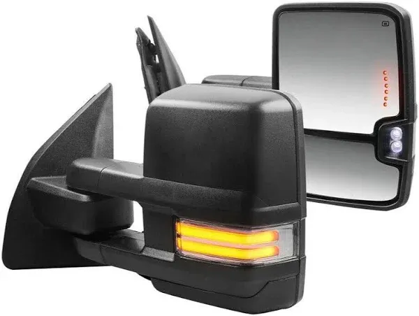 Power Heated Towing Mirrors for Ford F250 F350 F450 F550 (2003-2016)