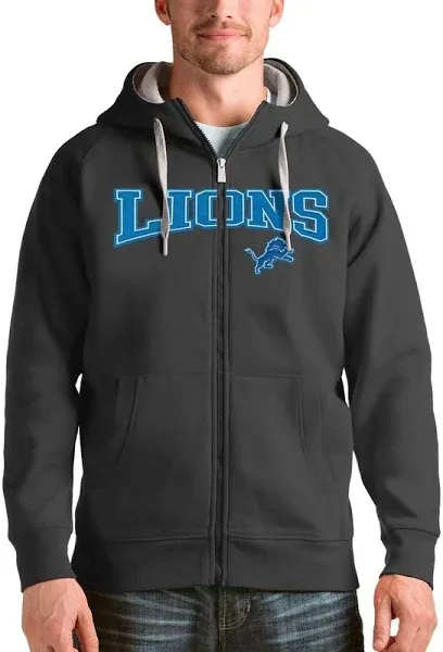 Antigua Men's NFL Wordmark Victory Full-Zip Hoodie