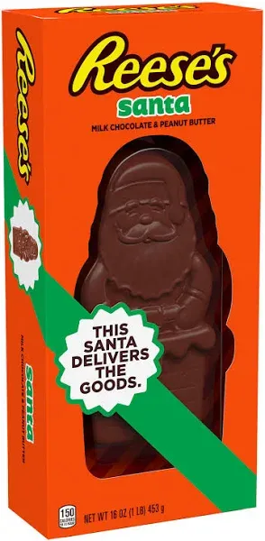 REese's Milk Chocolate Peanut Butter Santa Candy