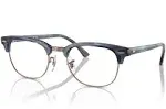 Ray Ban RX5154 Clubmaster Eyeglasses - 8374 Striped Blue