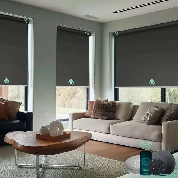 Smart Motorized Roller Shades 100% Blackout | Yoolax