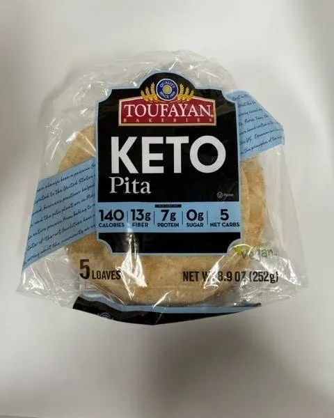 Toufayan Keto Pita Bread (8.9 oz, 5 ct)