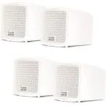 Acoustic Audio AA321W Mountable Indoor Speakers 800 Watts White Bookshelf 2 