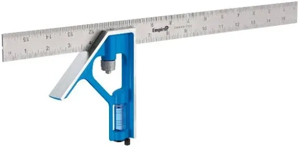 Empire True Blue 16 In. English Heavy-Duty Professional Combination Square