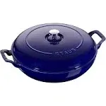 Staub - Cast Iron 3.5-qt Braiser - Dark Blue